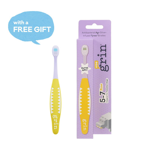 Grin Kids Power Smile Toothbrush 5-7 Years