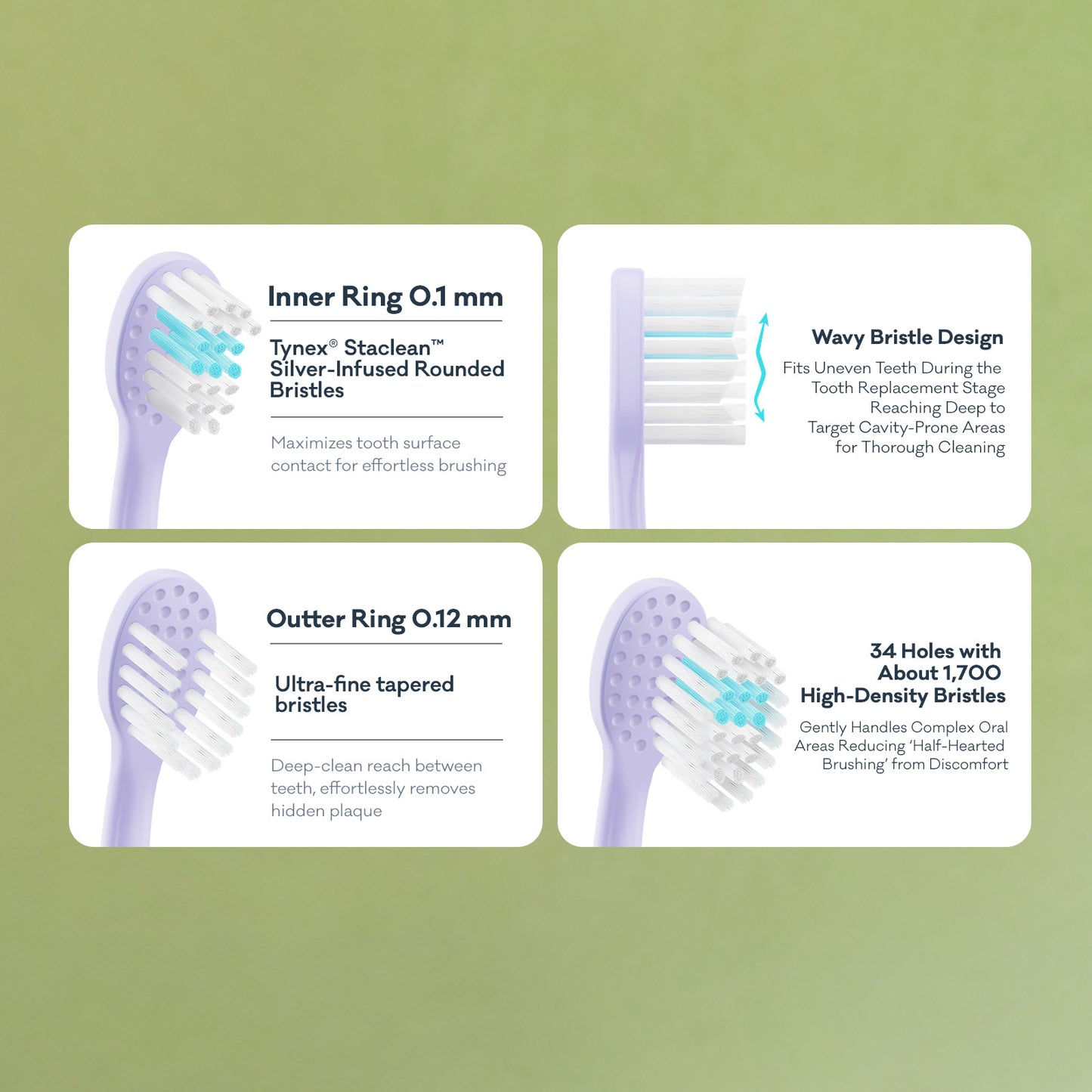 PRE-ORDER Grin Kids Power Smile Toothbrush 5-7 Years