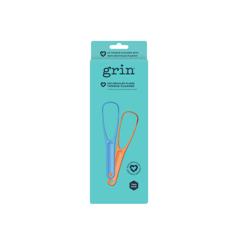 100% Recycled Plastic Tongue Cleaner 2pk