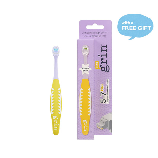 Grin Kids Power Smile Toothbrush 5-7 Years
