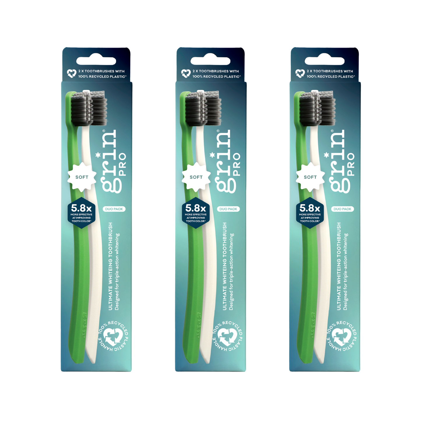 Grin Pro Ultimate Whitening Toothbrush Duo