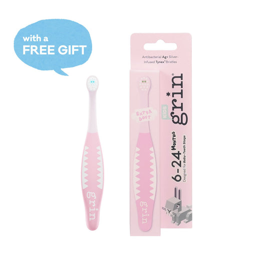 Grin Kids Milky Start Toothbrush for 6-24 Months