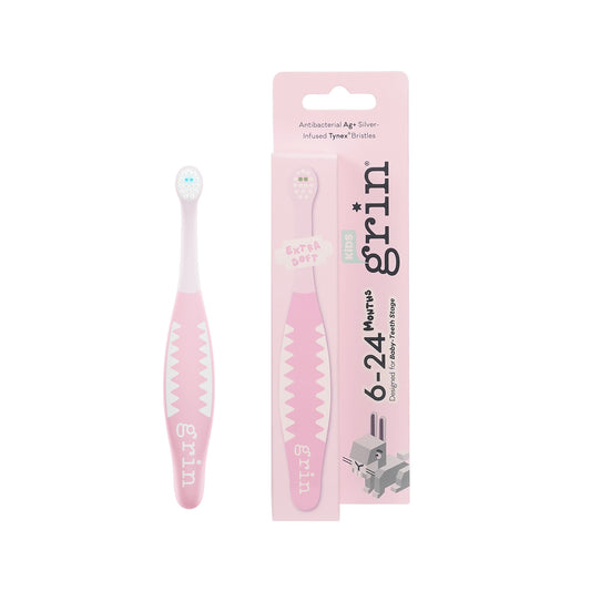 PRE-ORDER Grin Kids Milky Start Toothbrush for 6-24 Months