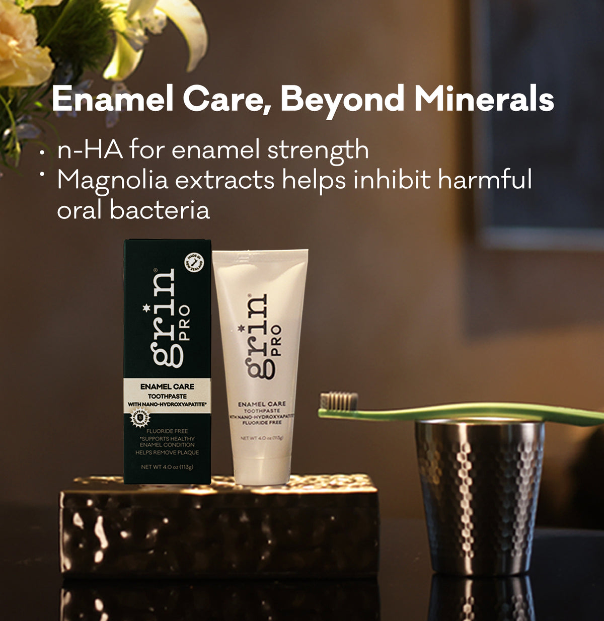 Enamel Toothpaste Example Enamel Care Toothpaste + Nano – Hydroxyapatite 113g – Grin Natural Products