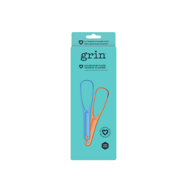 100% Recycled Plastic Tongue Cleaner 2pk