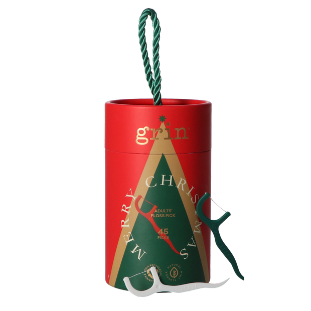 *Limited Edition* Adults Xmas Tree 100% Recycled Dental Flossers 45pk
