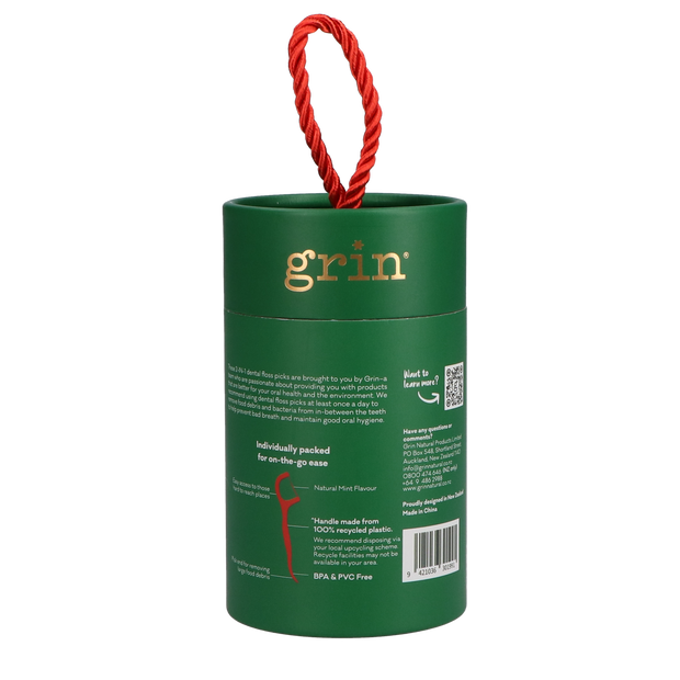 *Limited Edition* Adults Xmas Santa 100% Recycled Dental Flossers 45pk