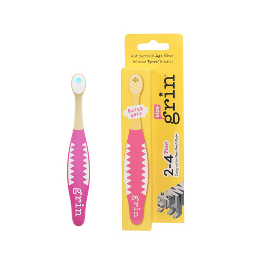 Grin Kids Brush Buddy Toothbrush for 2-4 Years