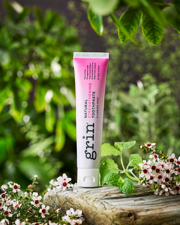 Grin Natural Strengthening Toothpaste 100g Bundle x6