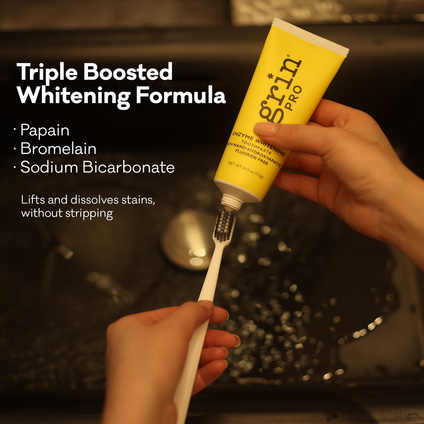 Enzyme Whitening Toothpaste +  Nano - Hydroxyapatite 113g