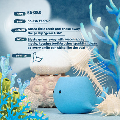 PRE-ORDER Grin Kids Silicone Toothbrush Holder