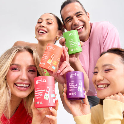 Grin Ultra Smooth N-HA Infused Floss Picks Bundle