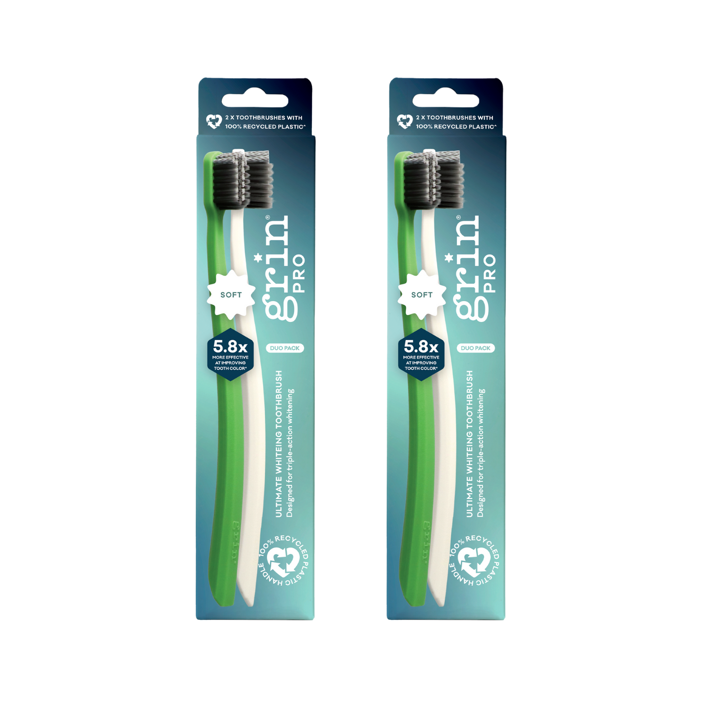 Grin Pro Ultimate Whitening Toothbrush Duo