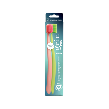 Grin Pro Ultimate Gentle Care Toothbrush Duo