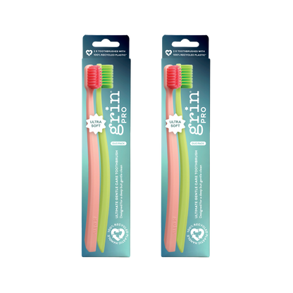 Grin Pro Ultimate Gentle Care Toothbrush Duo