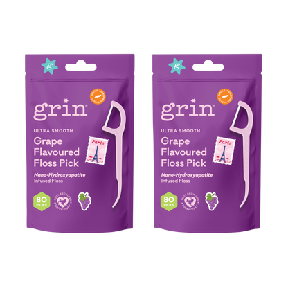 Ultra Smooth N-HA Infused Floss Picks 80pk Grape