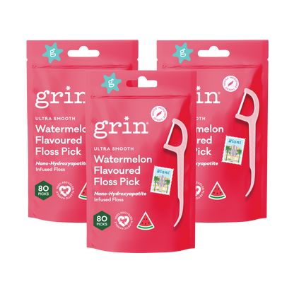 Ultra Smooth N-HA Infused Floss Picks 80pk Watermelon