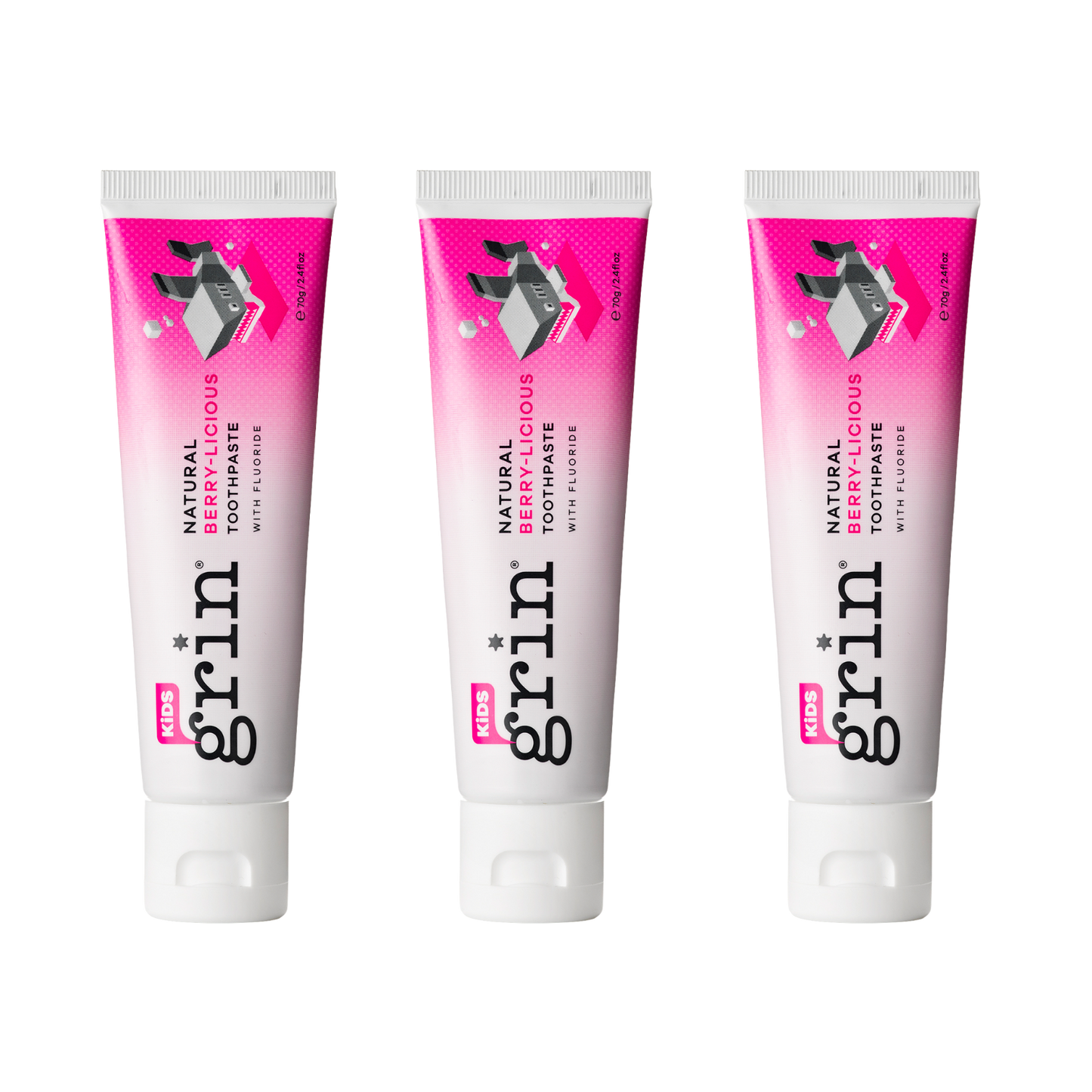 Kids Berry-licious with Fluoride Natural Toothpaste 70g