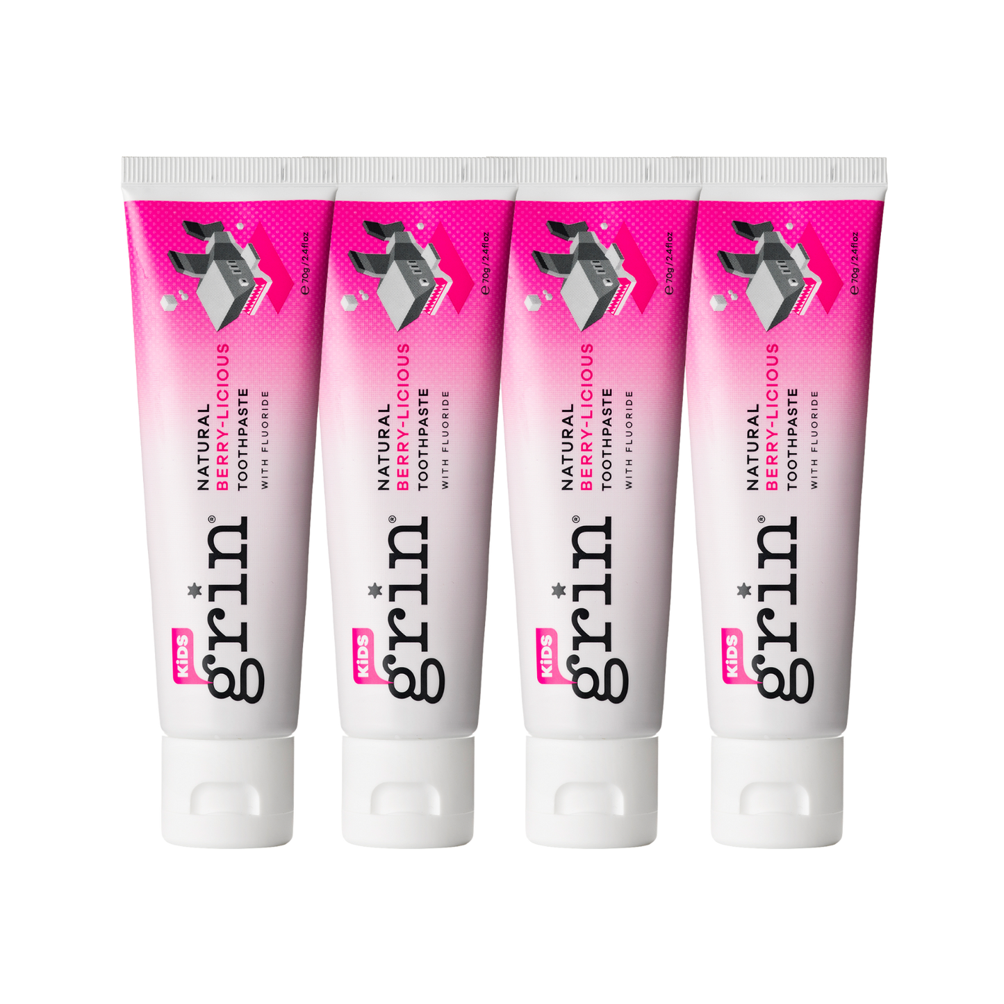 Kids Berry-licious with Fluoride Natural Toothpaste 70g