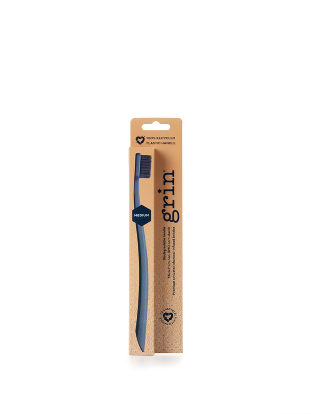 100% Recycled Charcoal-Infused Toothbrush (Single)