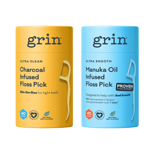 Grin Ultra Clean and Smooth Floss Picks 40pk Bundle