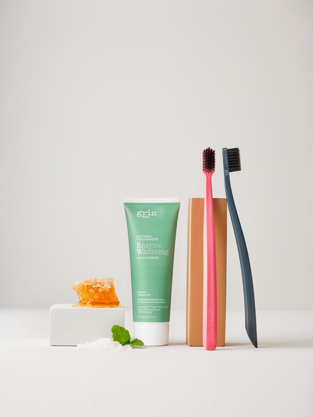 Enzyme Whitening+ & Recycled Plastic Toothbrush Set