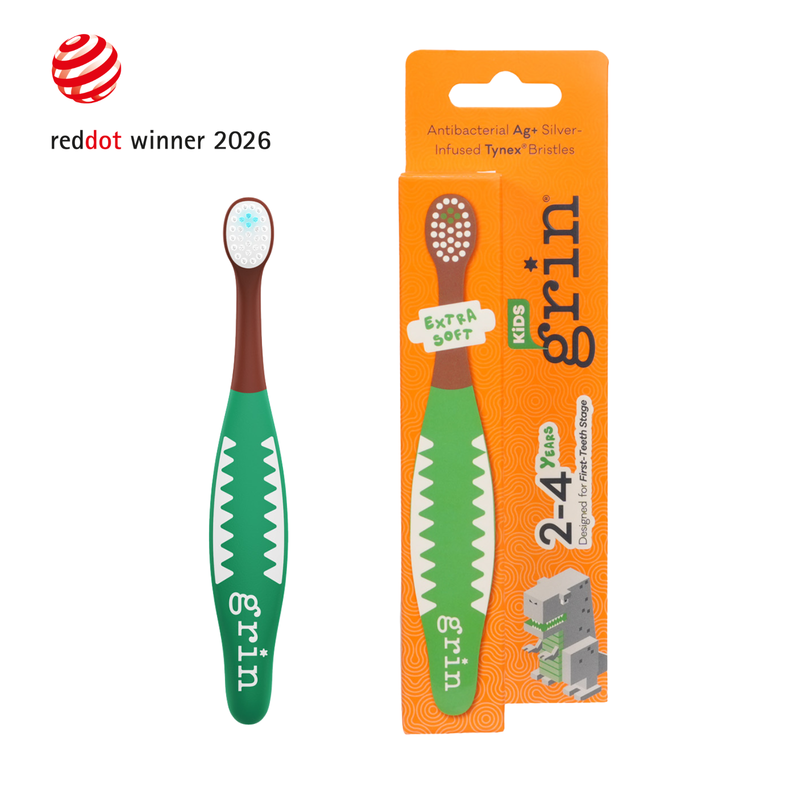 Grin Kids Brush Buddy Toothbrush for 2-4 Years