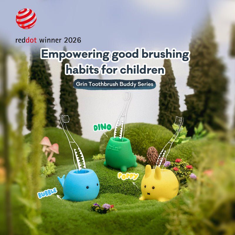 Grin Kids Silicone Toothbrush Holder