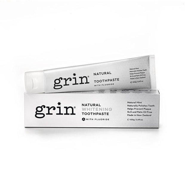 Grin Natural Whitening Toothpaste with Fluoride 100g - Grin Natural Products